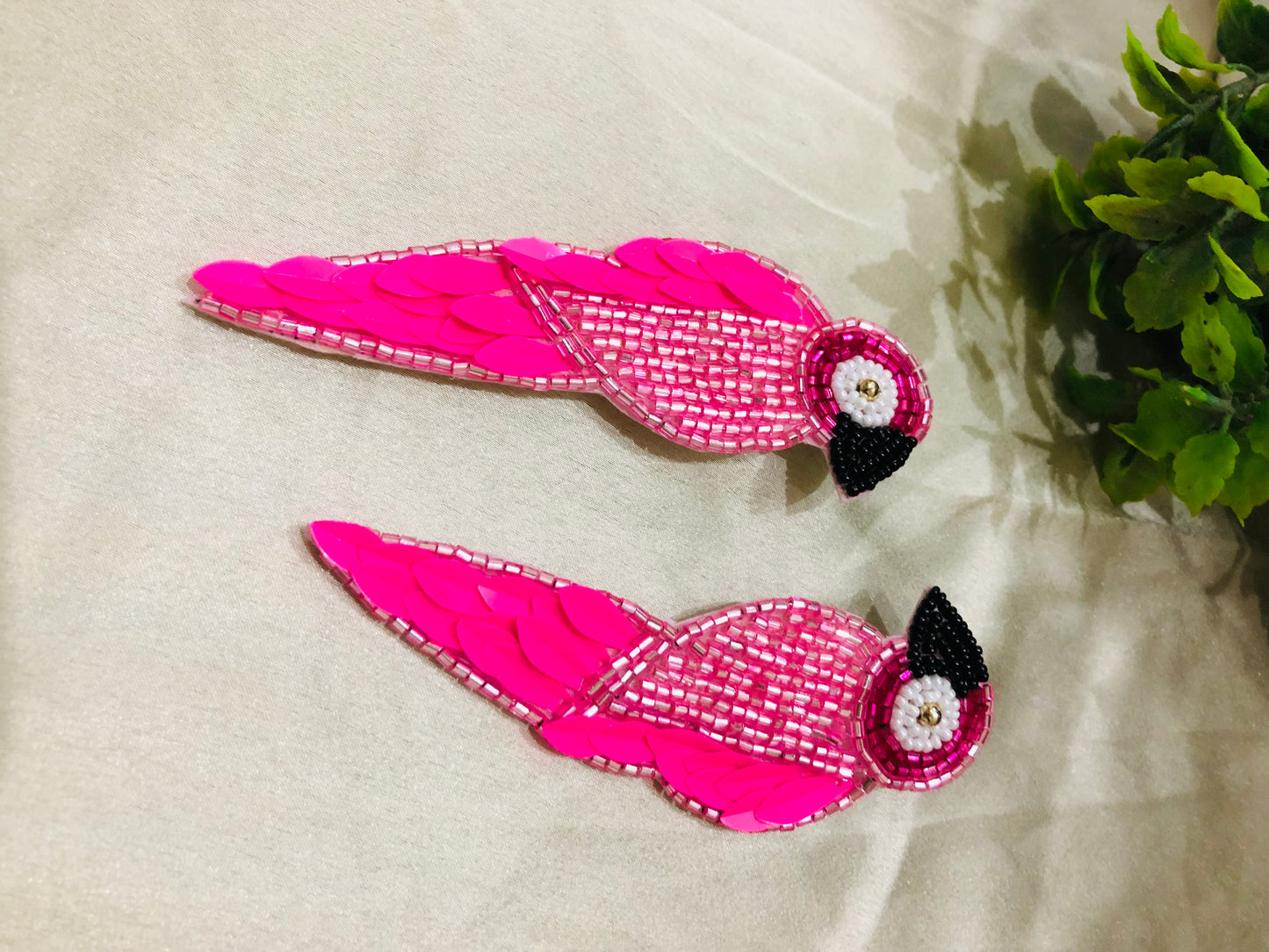 Vibrant Handmade Parrot Earrings