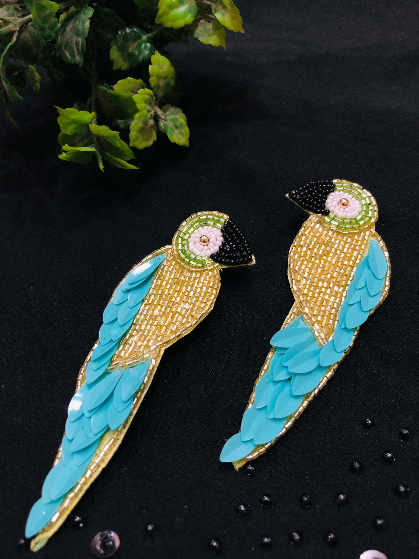 Vibrant Handmade Parrot Earrings