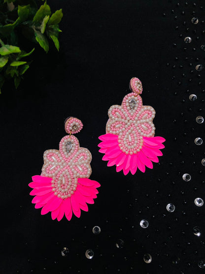 Floral Art Earrings