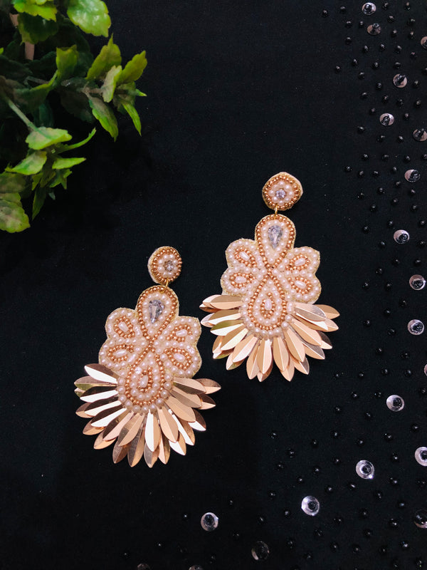 Floral Art Earrings